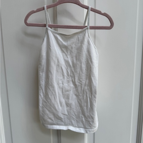 NWOT Old Navy 3T Girls White Fitted Sleeveless Camisole Shirt Blouse - Picture 1 of 3